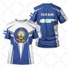 Honduras Vlajka Grafika Unisex Trička Letní Ležérní Streetwear Pánská Móda Dres Chlapec Nadrozměrná Trička Krátký Rukáv Sportovní Oblečení
