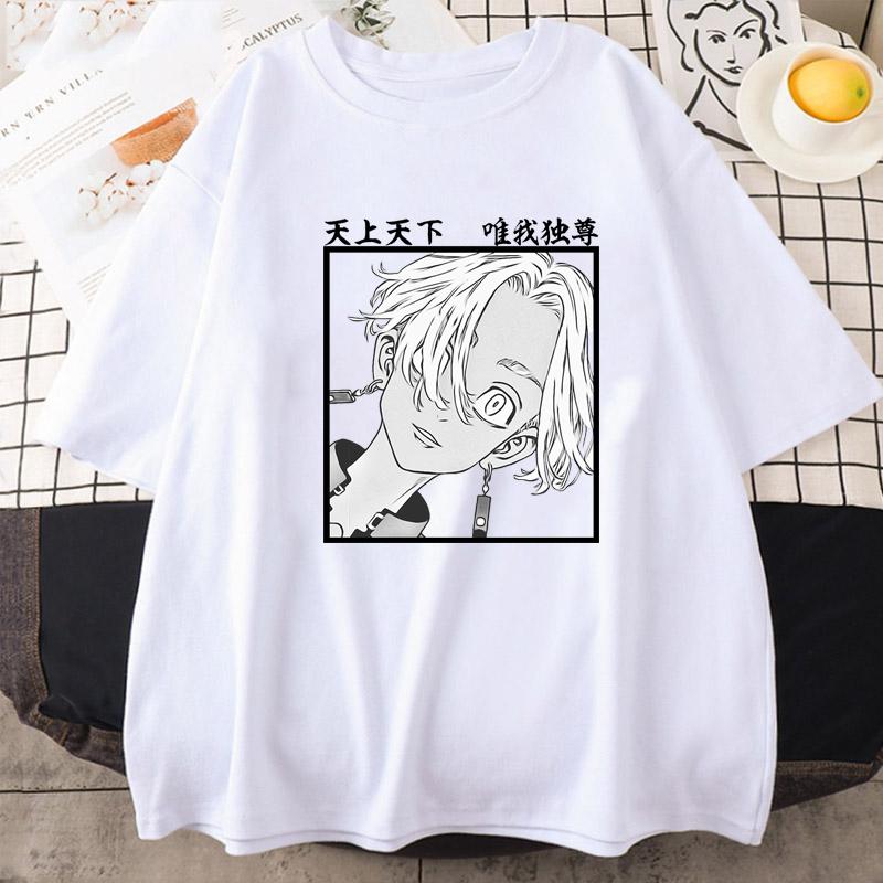 Tokyo Revengers Izana Kurokawa Manga Anime Harajuku Short Sleeves Streetwear Fashion Summer T Shirt Men Women Cartoon Shirt