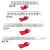 15/20/30/40cm Metal Measuring Marking Gauge with Slide Stop Carpentry Square Woodworking Tools Carpenter Scribing Ruler