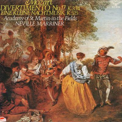LP Record NEVILLE MARRINER, ACADEMY OF ST.MAR - Mozart: Divertimento No. 17 K. 334, SLC8088 LONDON 1979 Japan Obi Classical Used