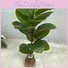 Plant Realistic Artificial Ficus Elastica Leaf Foliage Home Wedding Decor Office