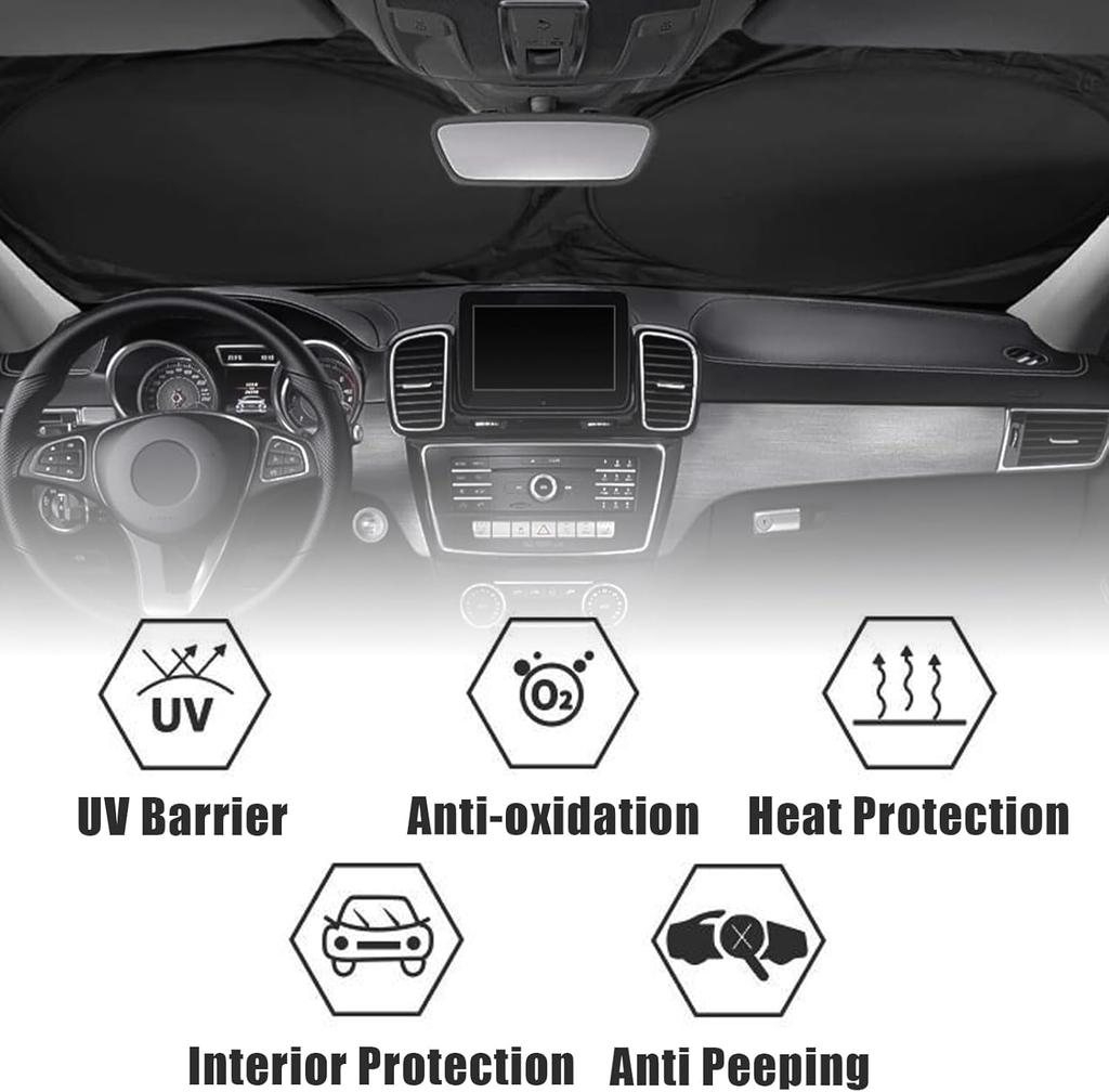 Devil's Eyes 70x150cm Cartoon Car SunShade Windscreen Front Window Visor Sun Visor Solar Protect Car Accessories
