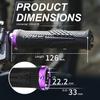WFS Volatus Single Grips for Mountain City 33mm OD Soft Comfortable 22mm ID Locking Handlebar Grips for 1 Blue Lock-on Bikes, Road, Bike, Ergonomic,