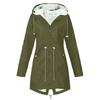 New Men's Fleece Lined Hooded Jacket, European & American Autumn Winter Outdoor Hiking Waterproof Windbreaker Coat