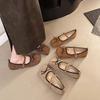 Fashion Shoes Woman Flats Bow-Knot Shallow Mouth Dress New Ballerinas Summer Butterfly Spring Butterfly-knot Mary Janes Shoes Woman Flat