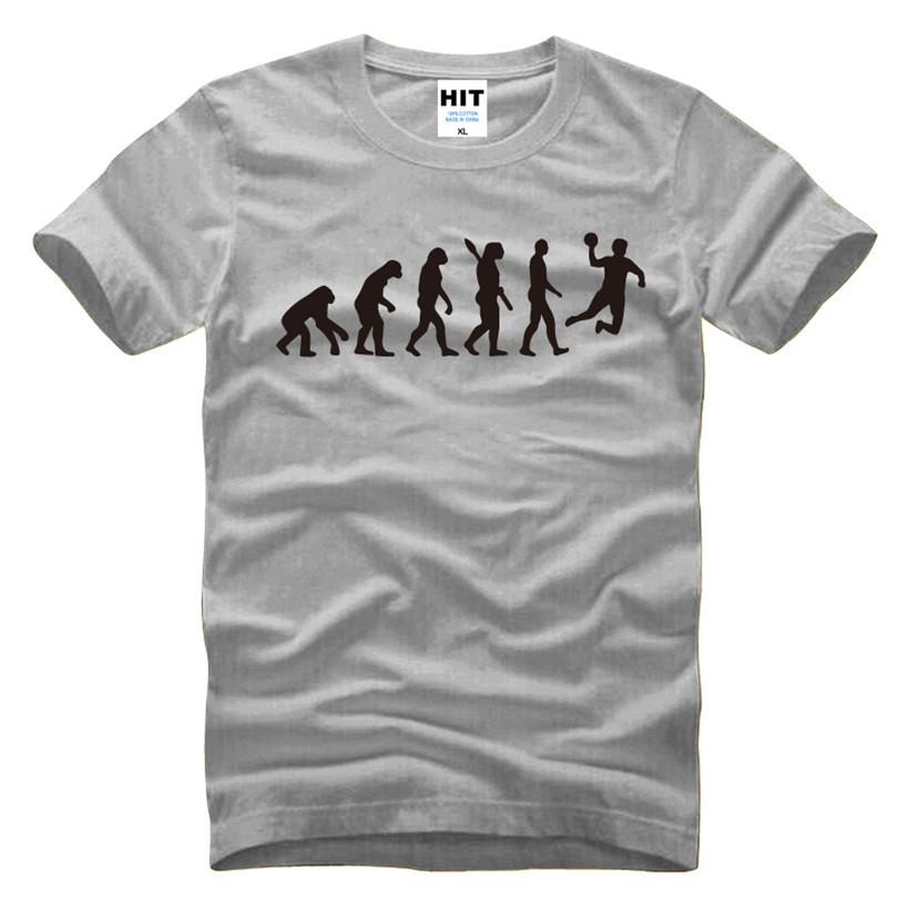 Evolution Handball T Shirt Men Summer Short Sleeve Fashion Cotton Cool Evolution TShirt top tees