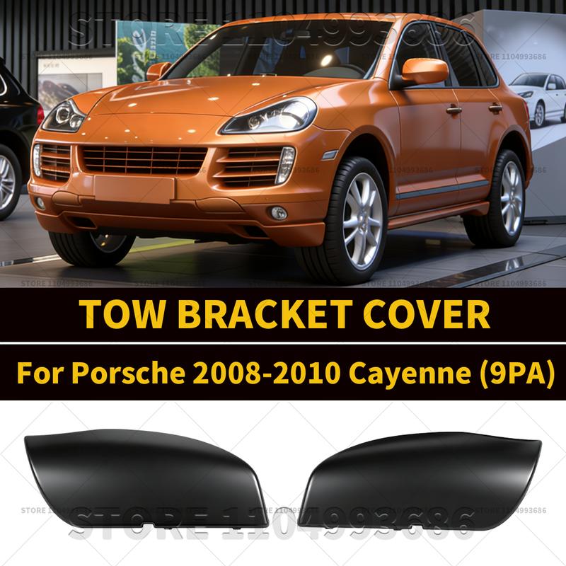 For Porsche 2008 2009 2010 Cayenne GTS S Turbo (9PA) Tow Bracket Cover OEM 95550515510 95550515610 95550515510G2X 95550515610G2X