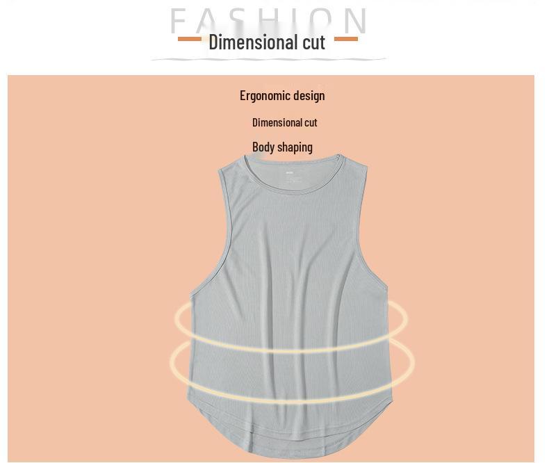 Men's Quick-Dry Breathable Sports Vest for Running, Training, & Outdoor Activities