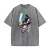 Anime Jujutsu Kaisen Choso Cool Printed T Shirt Men Manga Casual Tshirts Washed Cotton Tee Harajuku Male Vintage Loose T-shirt