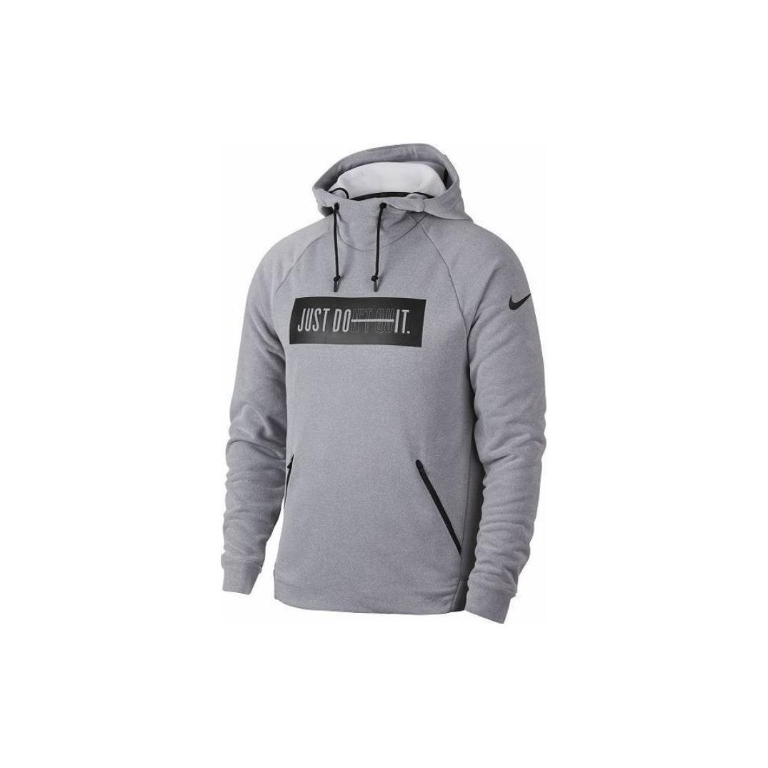 Nike JDI Color Block Logo Print Hoodie Men Hoodies Gray 931813-027 XXL