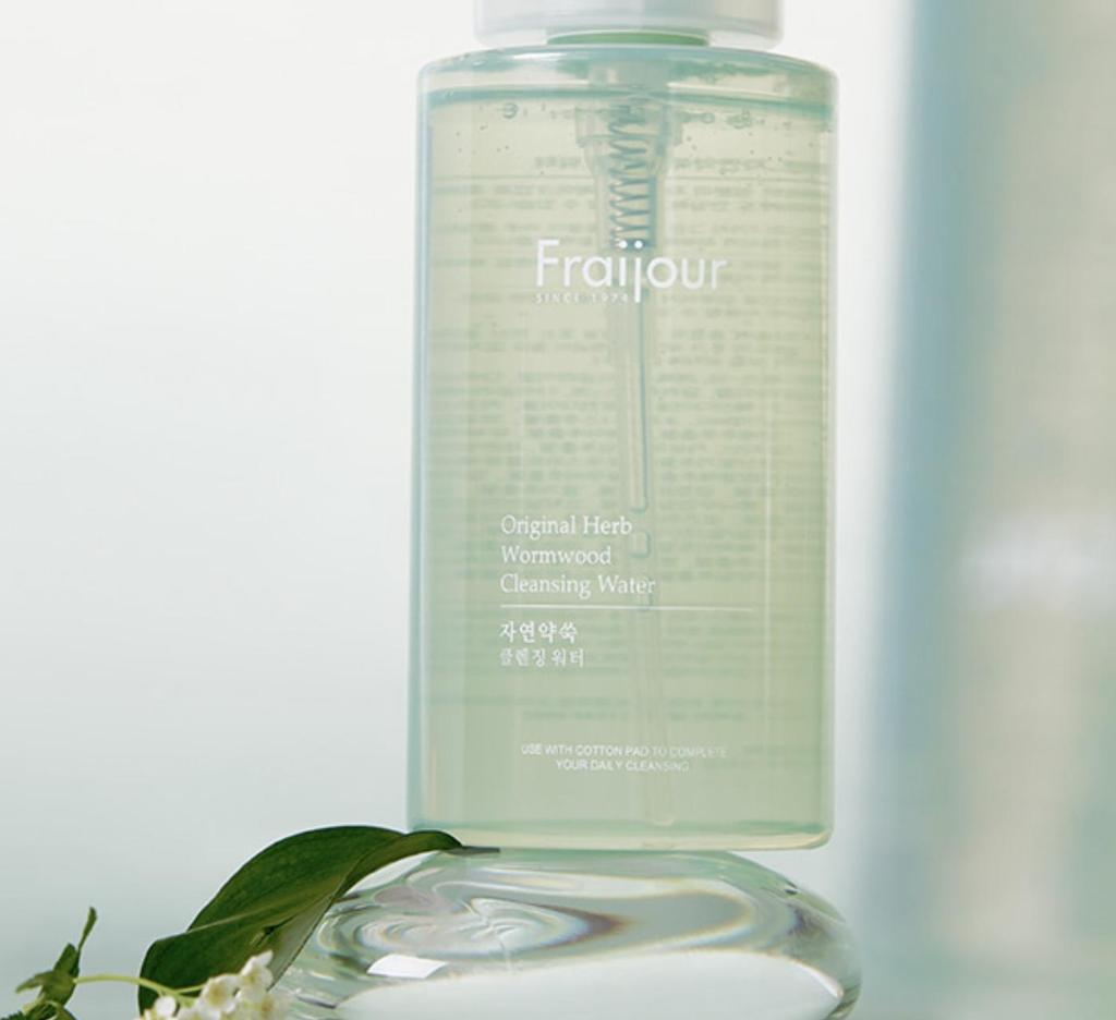 Fraijour Original Herb Wormwood Cleansing Water Gentle Hydrating 300ml Facial Cleanser Makeup Remover
