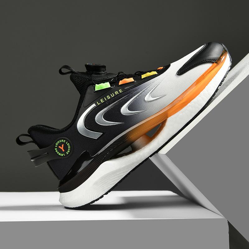 

Summer trend versatile men s shoes youth shock absorption wear-resistant running shoes breathable lightweight sports shoes non-slip casual shoes 45