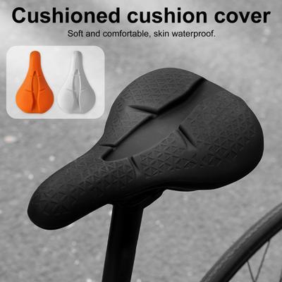 Bisiklet Koltuk Kılıfı Ultra Hafif Nefes Alabilir Elastik Silikon Şok Emici MTB Yol Dağ Bisikleti Bisiklet Sele Minderi Bisiklet Aksesuarları
