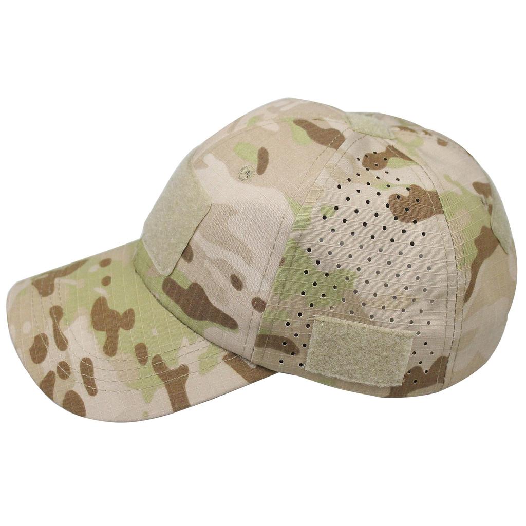 Men's Summer Camouflage Baseball Cap, Adjustable Velcro Breathable Mesh Hat,Sun Protection UV Hat Outdoor Hiking Fishing Camping Daily Casual Wear