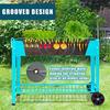 Raised Planter Box Beds with Wheels Legs Elevated Garden Bed for Indoor Outdoor Large Metal Mobile Planter Box with Bottom Shel