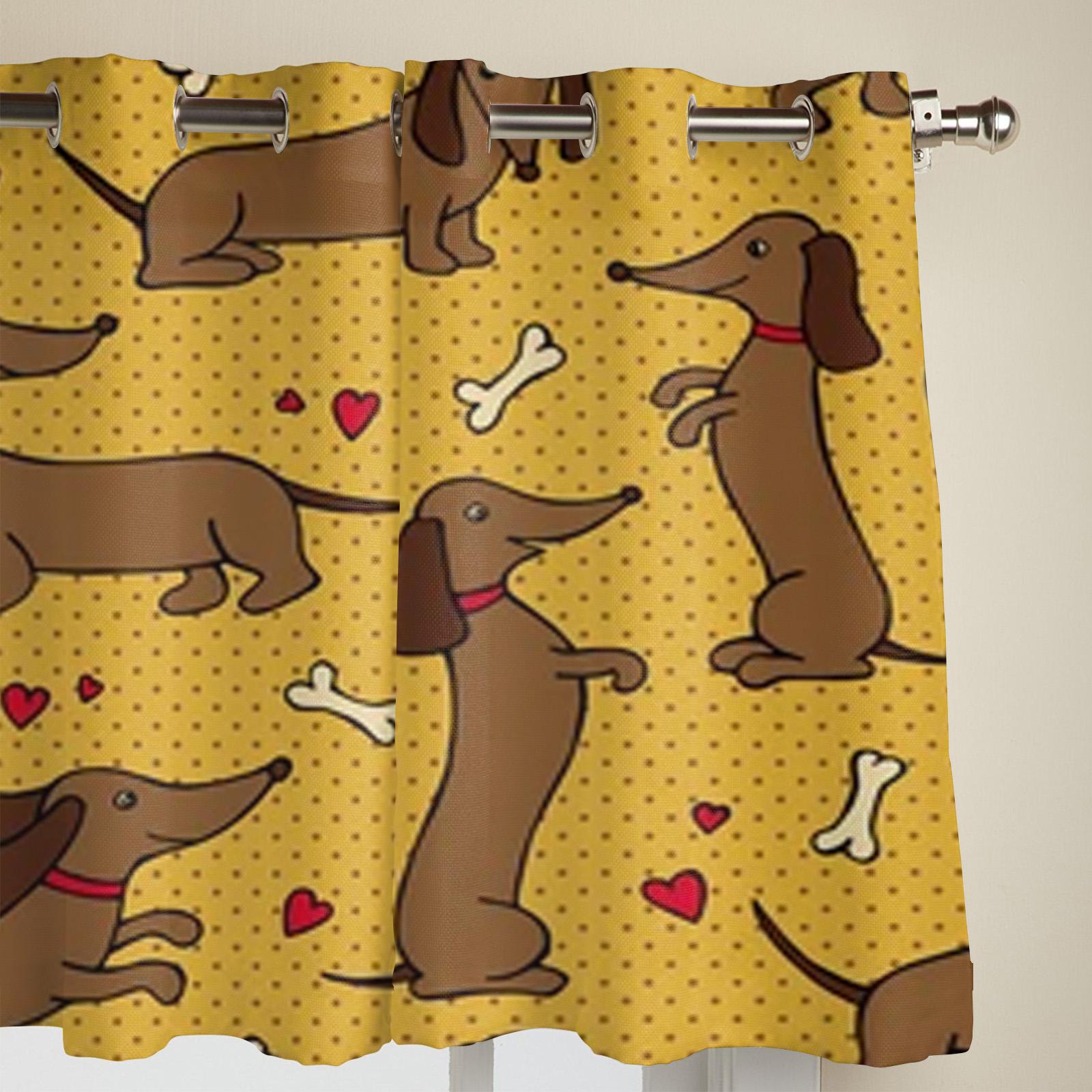 Занавеска для таксы для гостиной — фото 3