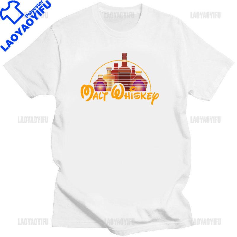 T-shirt Vintage Malt Whisky T-shirt Jongen Pure Whisky T-shirt Alcohol Liefhebber T-shirts Korte Mouwen Casual Kleding Cadeau Idee