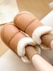 Fashion Kawaii Bow Round Toe Plush Snow Boots for Women Winter Chunky Woman Shoes 2025 Novelty Trend Y2k Furry Chic and Elegant Footwear