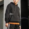 Sweatshirts Men's Black Hooded Moderate Regular 10022725-A01