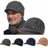 1pc Unisex Winter Warm Fleece Beanie hat,Trendy Casual Outdoor Running  Knit Dandy Pullover with Brim,Suitable for Skiing,sports
