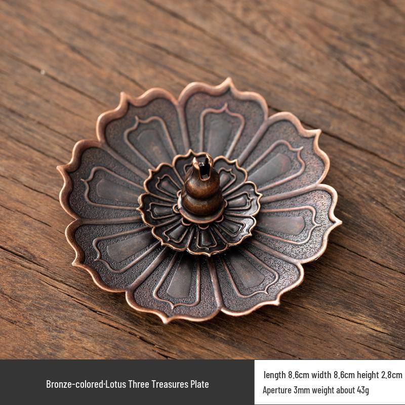 Fisherman Fishing Line Incense Holder: Indoor Tea Ceremony Ornament, Alloy Incense Burner Base.