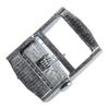 Zinc Alloy Buckle with Fixed Tensioner for Heavy Duty Tie Down Straps with Anti Slip Function for Cargo and Toolbox Security