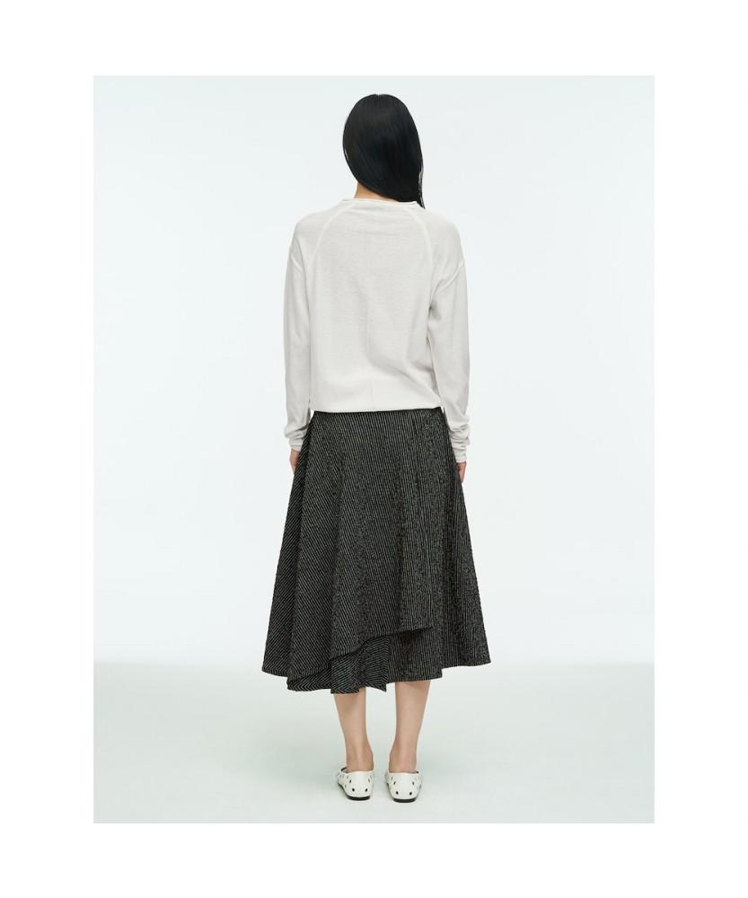 Anggae Multi Panel Skirt Black