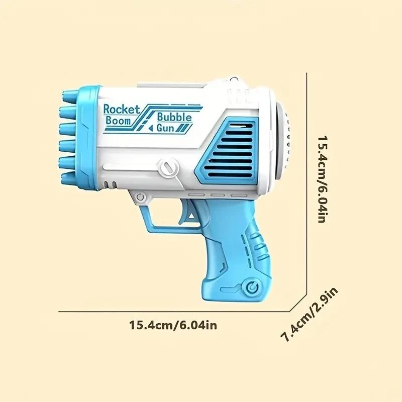 32-dírková bublifuková pistole elektrické foukání bublin venkovní přenosná venkovní svatební párty hračka bez baterie a bublinkové vody