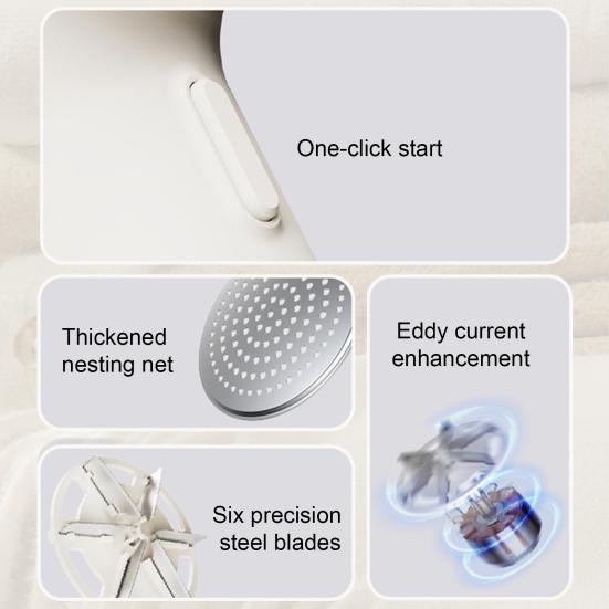 Elektrický odstraňovač žmolků z oblečení 6-břitové čepele Odžmolkovač na svetry USB dobíjecí Bezdrátový holicí strojek na látky Přenosný zastřihovač žmolků