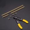 Riveting Tool Jewelry Chain Clamp Pliers Adjustable DIY Wire Strippers with Spring Multifunctional Wire Clamp Pliers