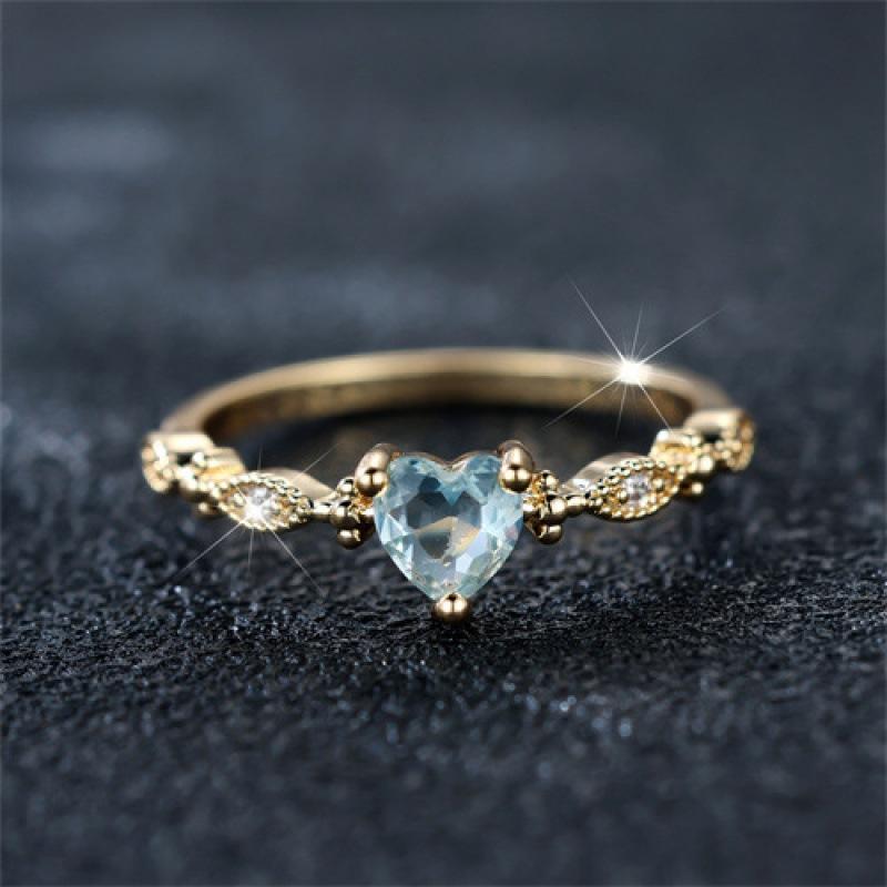 Pinduoduo's new heart shape, trendy and versatile Xiaoxiangfeng ring, jewelry, a must for travel