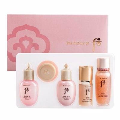 Gongjinhyang Soo Vitalisierende Feuchtigkeitspflege 5-teiliges Geschenkset