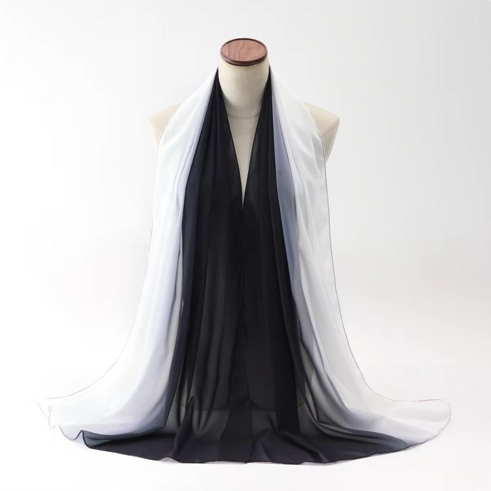 Long Headscarf Chiffon Wraps Shawl Breathable Ethnic Style Scarf  Women