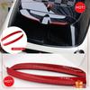 Durable-For MINI F55 F56 Red Car Rear Trunk Roof Spoilers Primer Auto Tail Wing Decoration Exterior Modification Protective Part