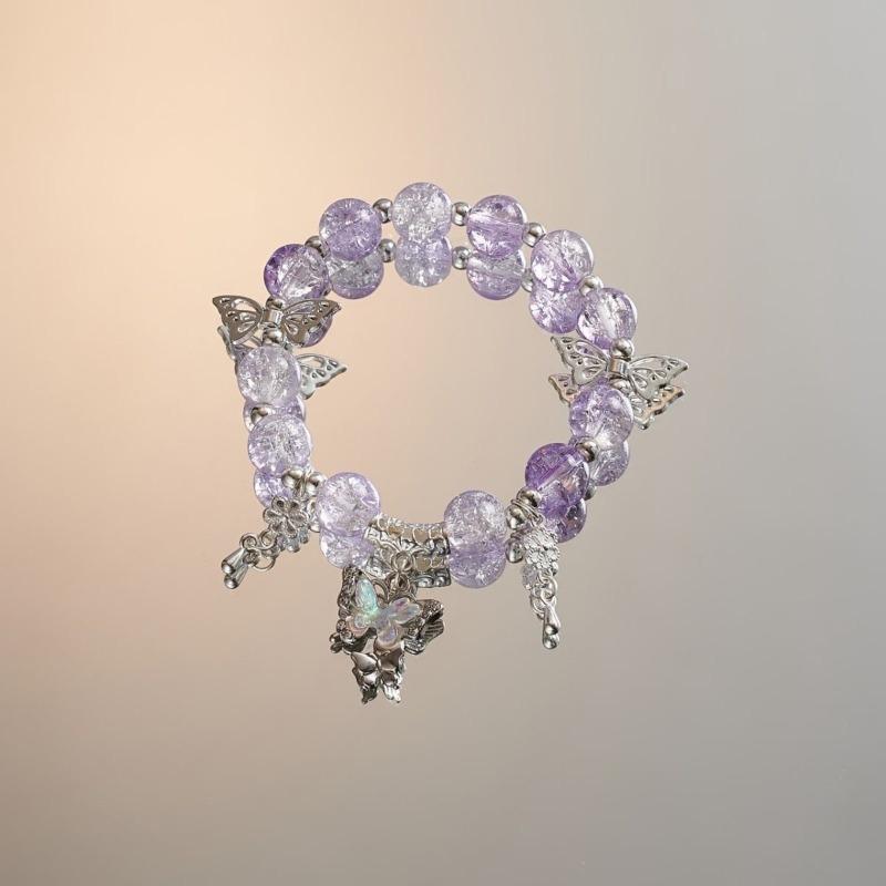 Meier Sweet and versatile butterfly beaded bracelet - designer jewelry, perfect gift for girlfriend or best friend