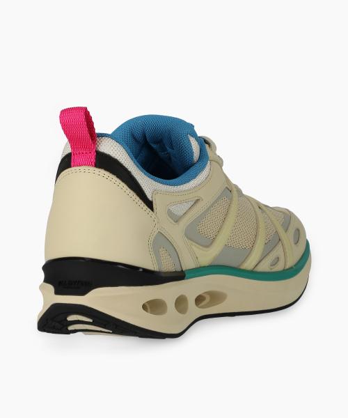 Valentino V-Logo Easy Jog Low-Top Sneakers - Beige:Parrot:Lime Sherbet 5Y2S0I25FWSZGWFW24