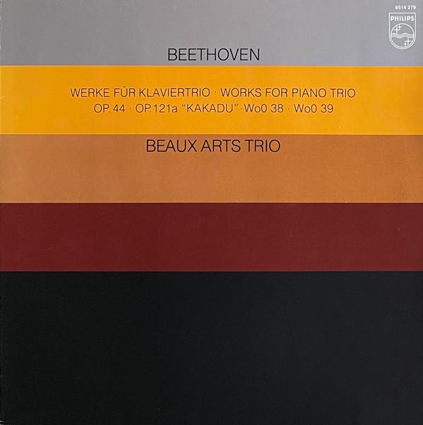 LP Record LUDWIG VAN BEETHOVEN BEAUX ARTS TR  Works For Piano Trio  Works For Pi 6514279 Philips 1982 Europe Classical Used