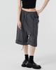 WHYSOCEREALZ Short Baggie Trousers - Dark Gray