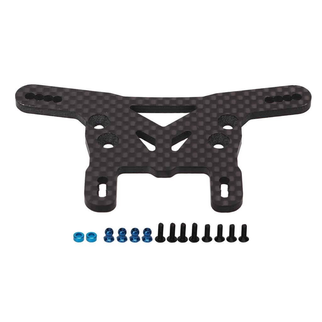 Kohlefaser-Federbeinaufnahme vorne für Tamiya XV02 58707 110 RC-Fernbedienungsauto Upgrade-Teile