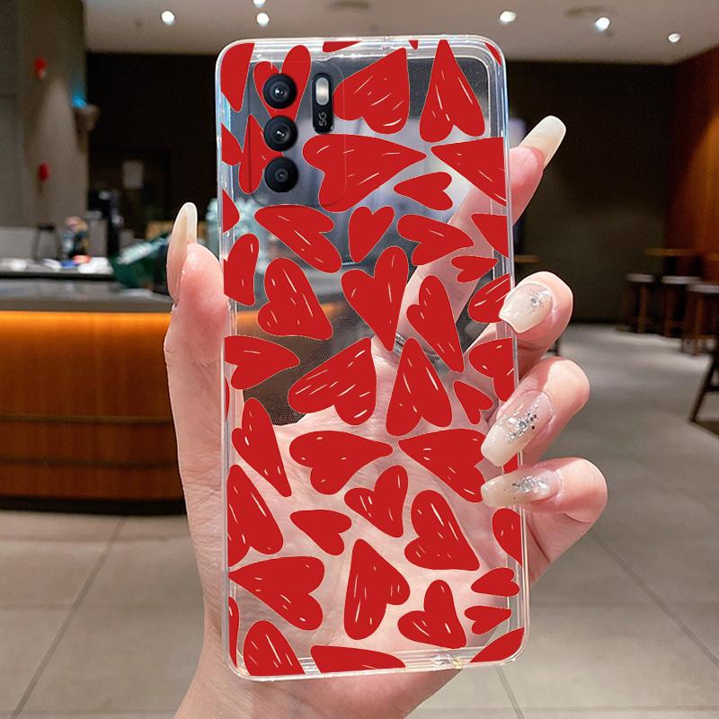 For Oppo Reno6 Z Case CPH2237 Luxury Dragon Cute Cool Boys Girls Transparent TPU Cover For Oppo Reno 6Z 6 Z Reno6Z 5G Phone Case