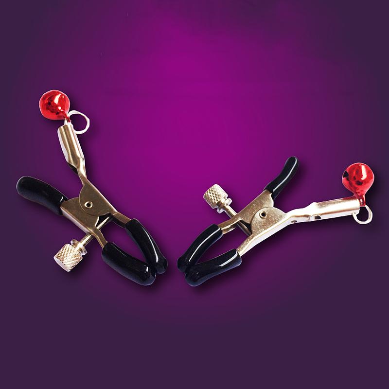 1 Pair Adult Nipple Clamps Metal Milk Clip Breast Clitoris Massage Sex Toy for Couples Novelty Lover Game Female Sex Toys