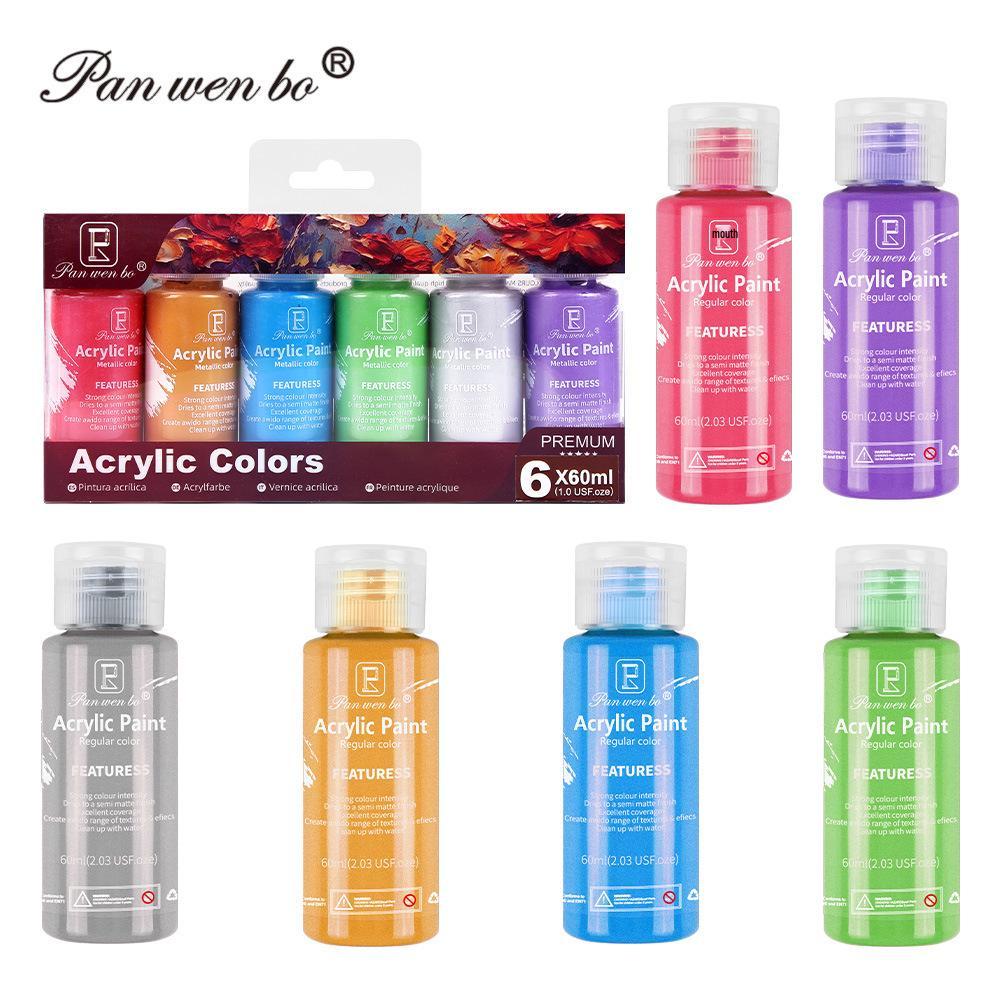 25ml Acrylic Paint Set for Textiles, Glass, and Watercolor Art Projects