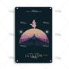 MISES LA LA LAND Classic Movie Metal Poster Cafe Home Kitchen Wall Decor Sign Decorative Plate Metal Plaque Retro Metal Tin Sign