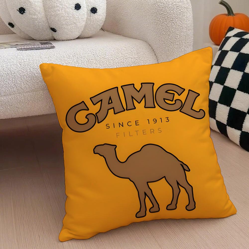 

Luxury CCamelES Cushion Cover Throw Pillow Cover Hidden Button Durable Polyester Chair Cushion 30X30cm