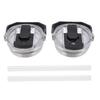 2pcs Replacement Flip Straw Lid with Handle Leakproof Flip Top Water Bottle Lid for 30oz Stainless Steel Cup