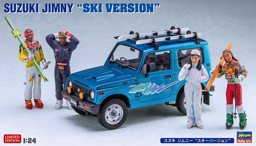 Hasegawa Suzuki Jimny Ski Version Plastic Model 20476 1/24