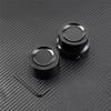 4pcs Motorcycle Front & Rear Axle Nut Covers Caps Black For Harley Sportster XL Dyna Fat Bob FXDF Touring Electra Glide Softail