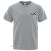 New T Shirt Unisexs Brand Tees Boys Male TShirt Tops Christian Jesus Fish High Quality Brand Unisex Tshirt