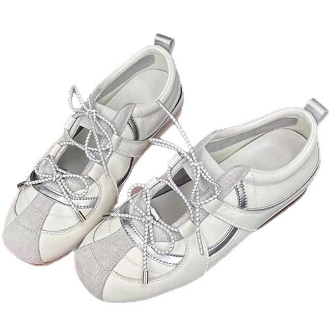 5Cm Height-increasing Sports and Leisure Shoes, German Training Shoes, Women's 2025 Summer New Hollow Mesh Breathable Hiking Shoes