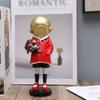 1pcs Creative Bronze Banksy DeepSea Decoration, Doodle Master Diver Loneliness & Communication Sculpture Decoration, Home Livin